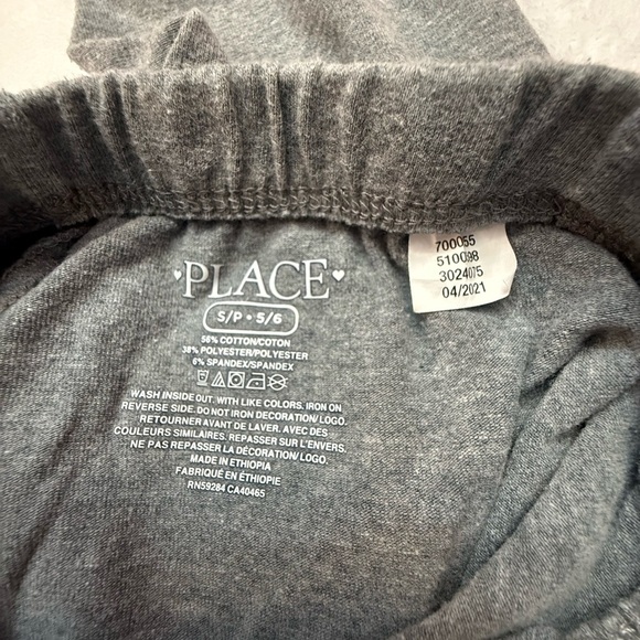 The Children’s Place Gray Leggings with Sparkling Accents - Picture 3 of 3